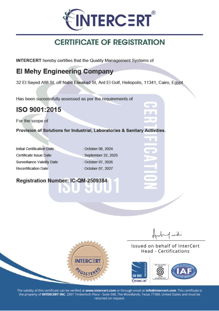 ISO Renewal Certificate 2025